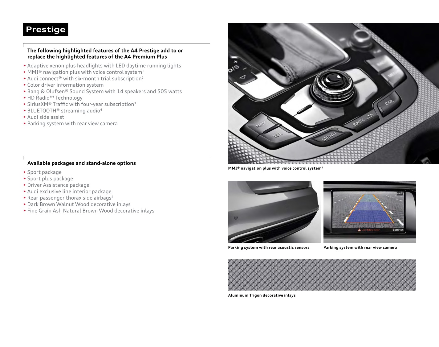 2015 Audi A4 Brochure Page 48